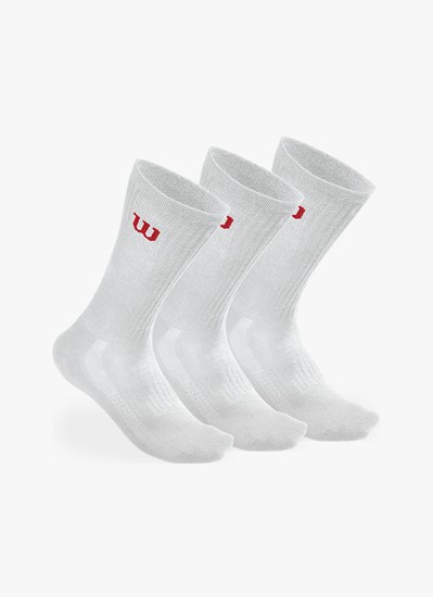 Skarpety Wilson Crew Sock białe x3