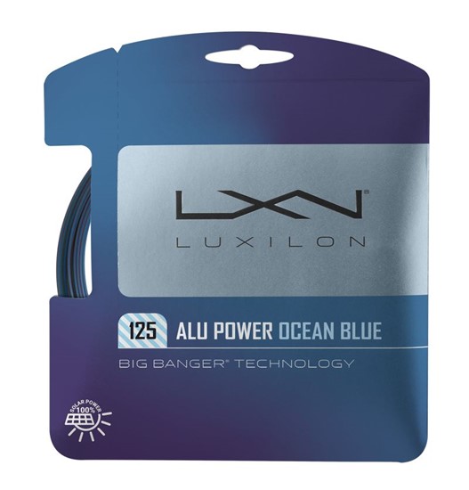 Naciąg Luxilon Alu Power ocean blue 1.25