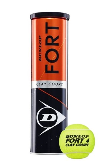 Piłki Dunlop Fort Clay Court (4 piłki)