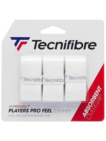 Owijka tenisowa Tecnifibre Players Pro Feel wht